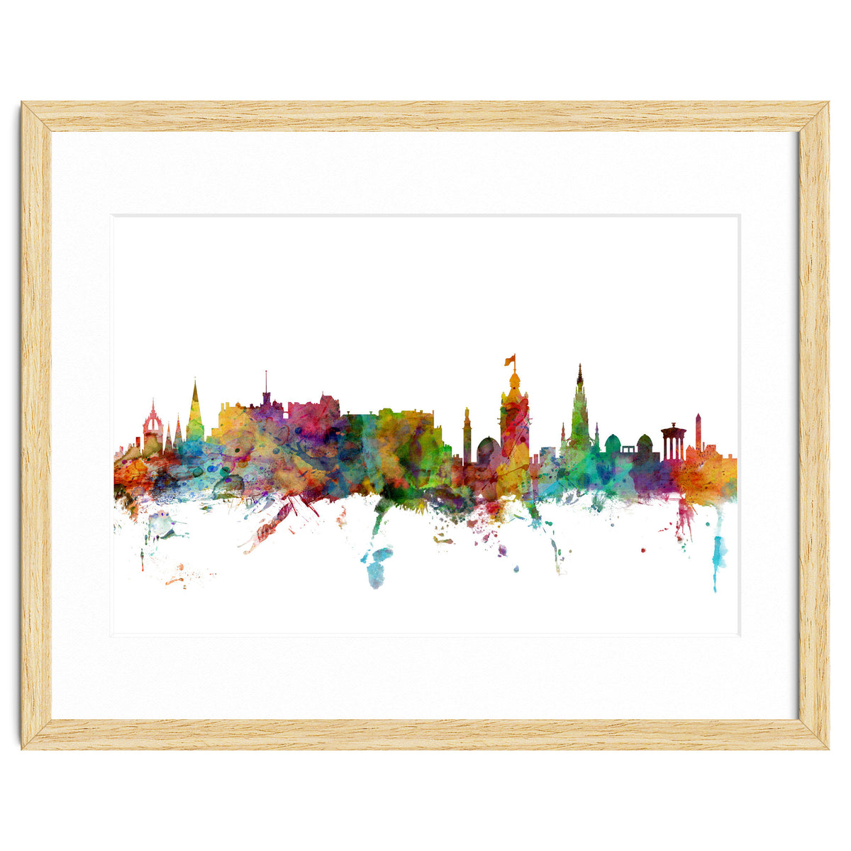 Edinburgh Scotland Skyline