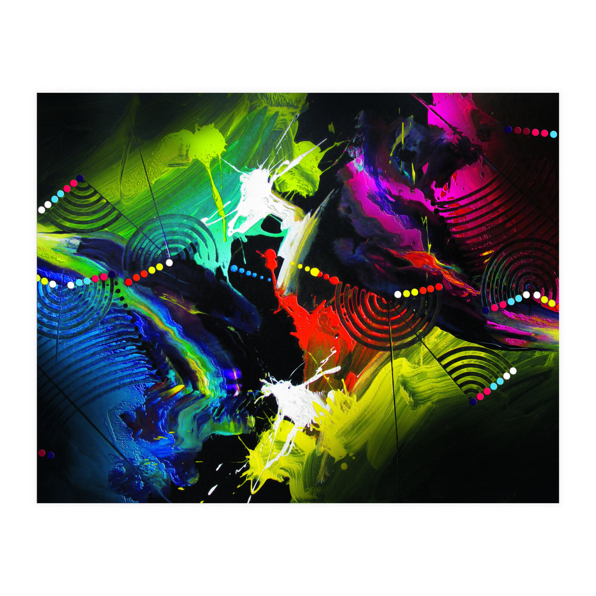 Abstract Art Britto - Qb291 (Print Only)