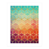 Colorful and golden pattern II (Print Only) thumbnail