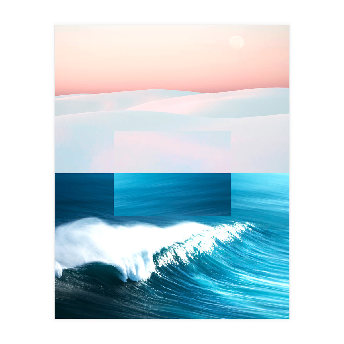 Ocean & Moon (Print Only)