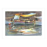 Yacht painting art watercolor (Print Only) thumbnail