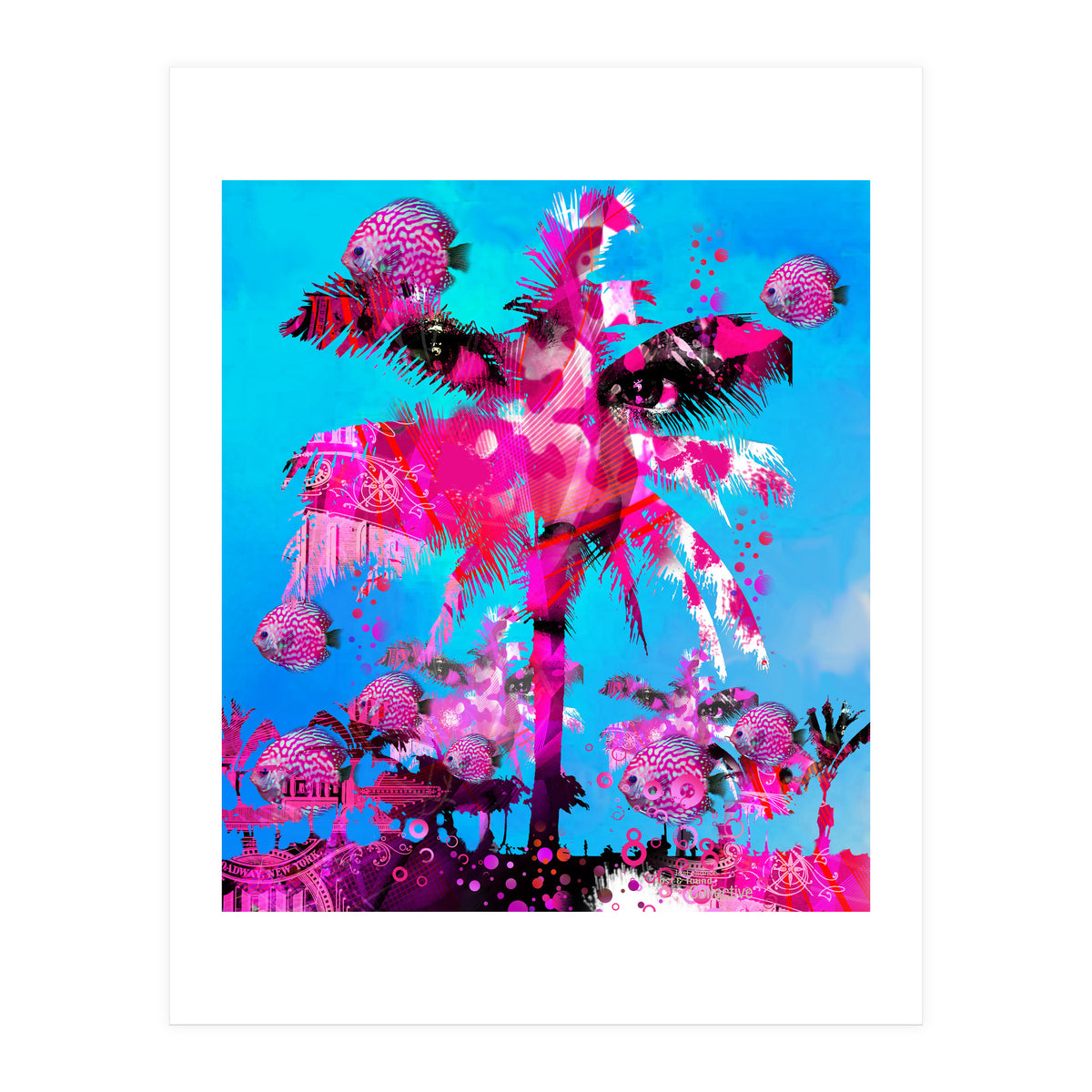 Pink Palm (Print Only)
