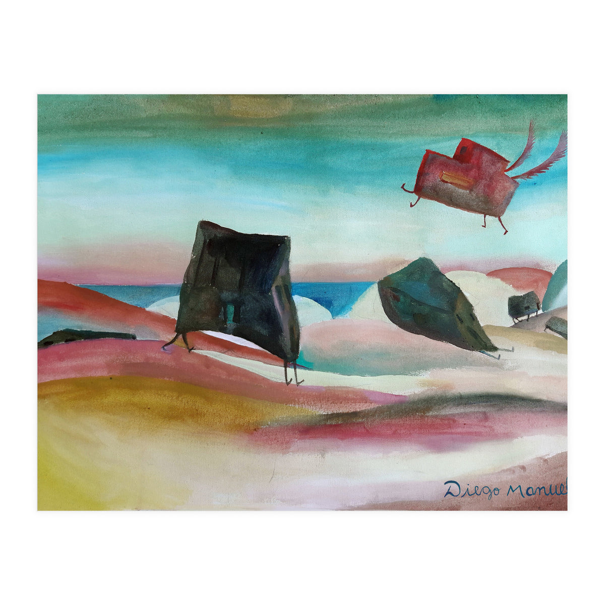 Casitas De Cabo Polonio (Print Only)