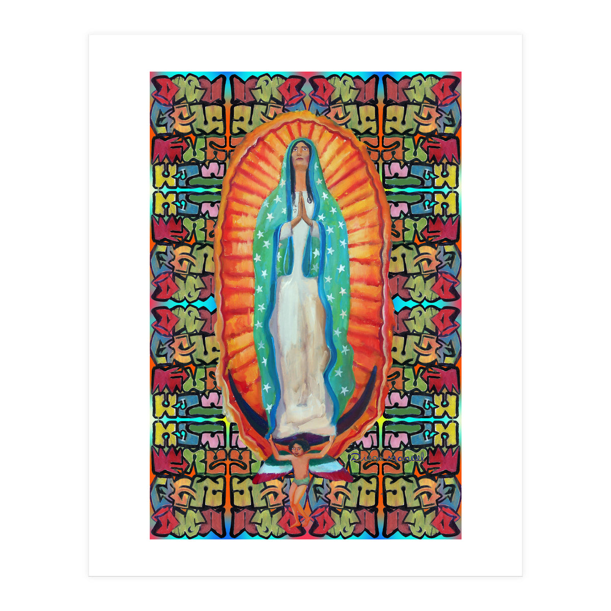 Virgen De Guadalupe 4 (Print Only)