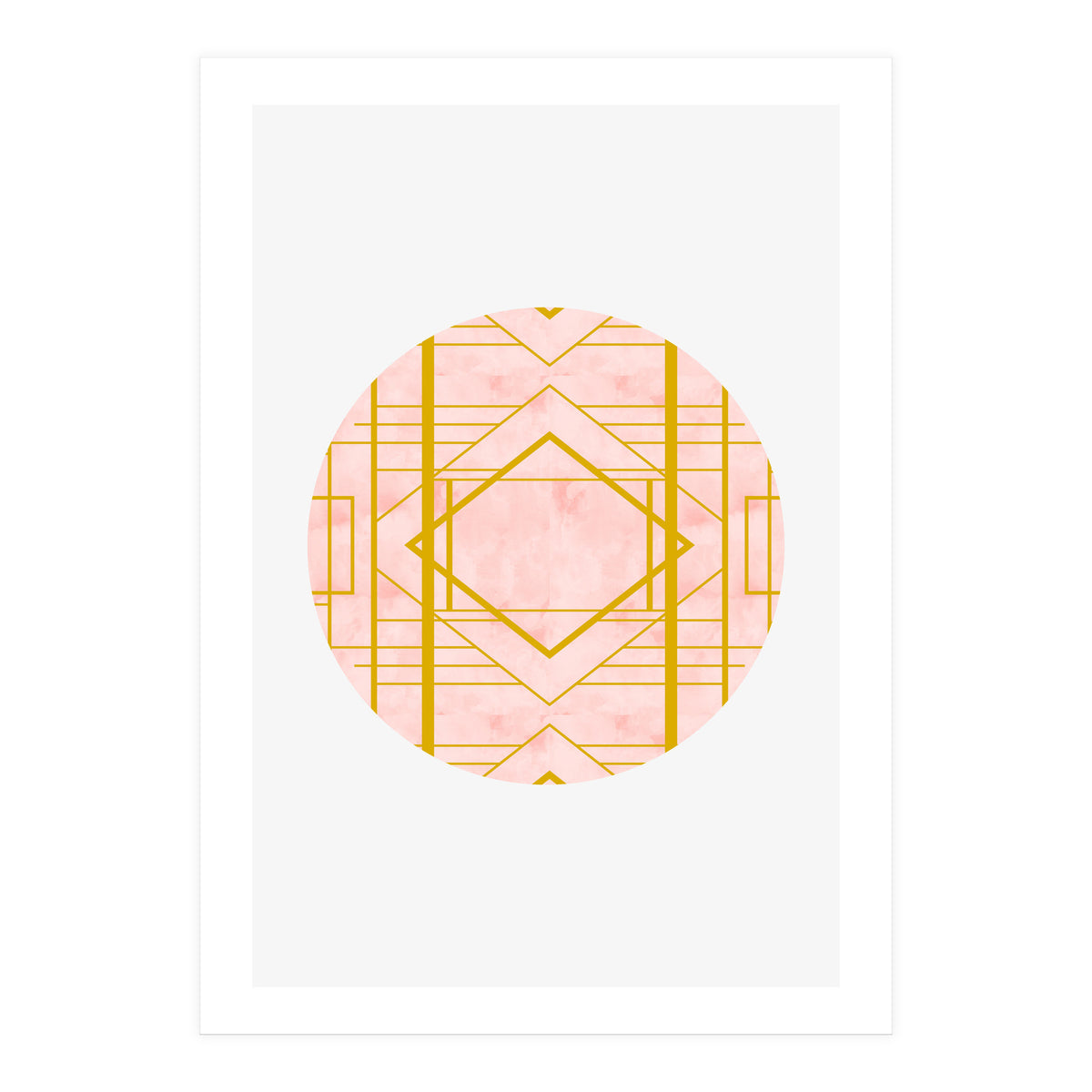 Art Deco Blush (Print Only)