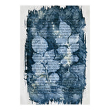 Indigo Blue Botanical Leaves No. 3 (Print Only) thumbnail