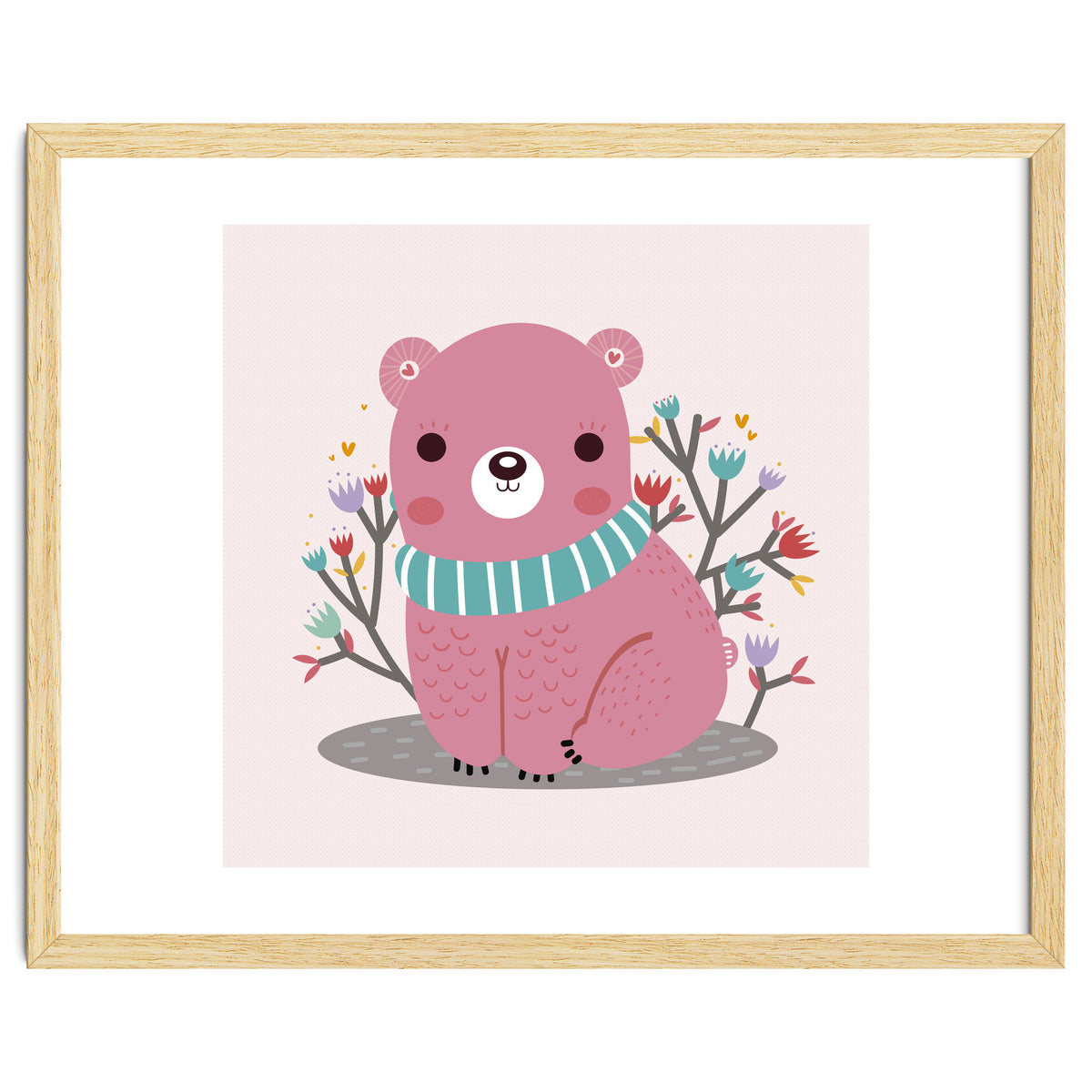 Pink bear