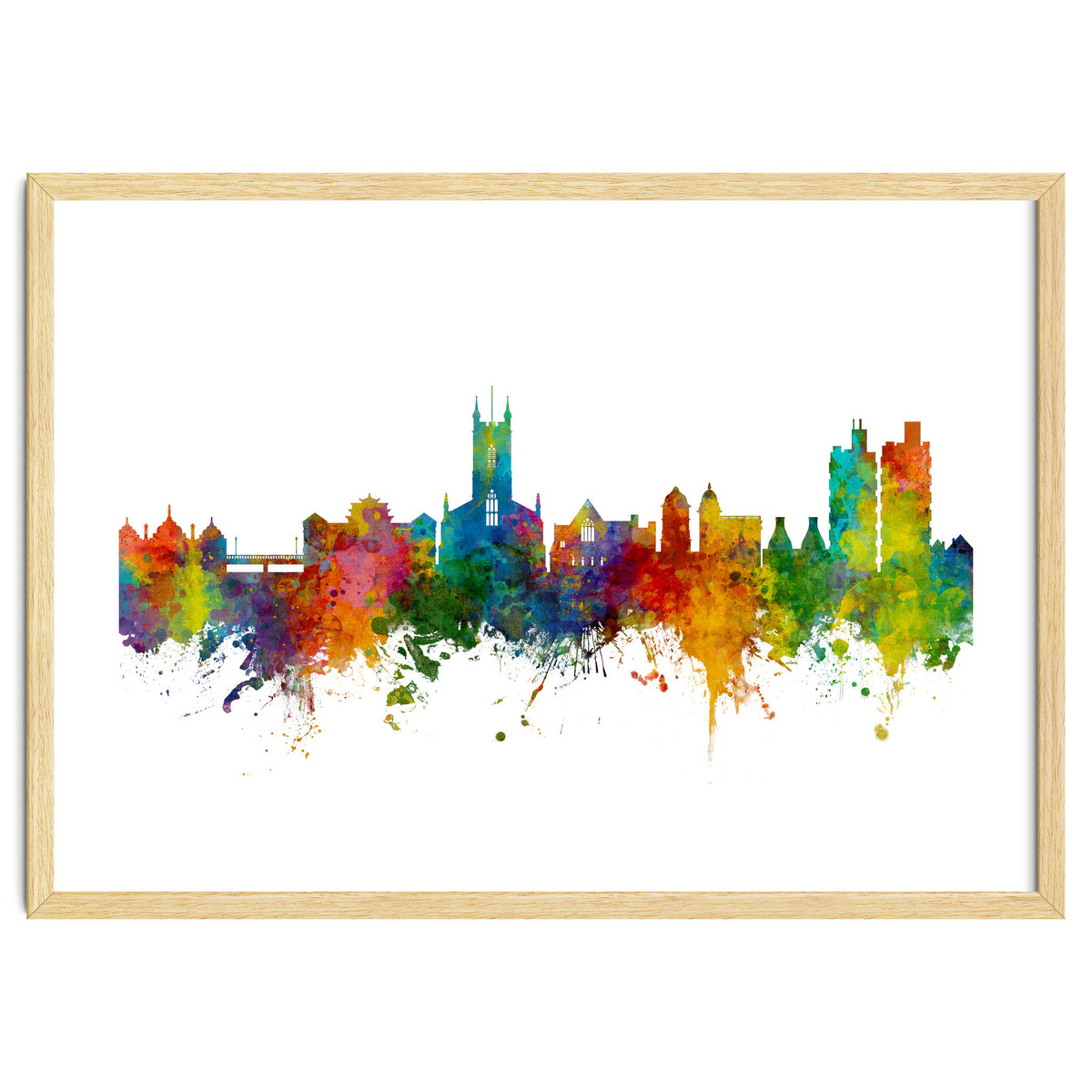 Stoke-on-Trent England Skyline