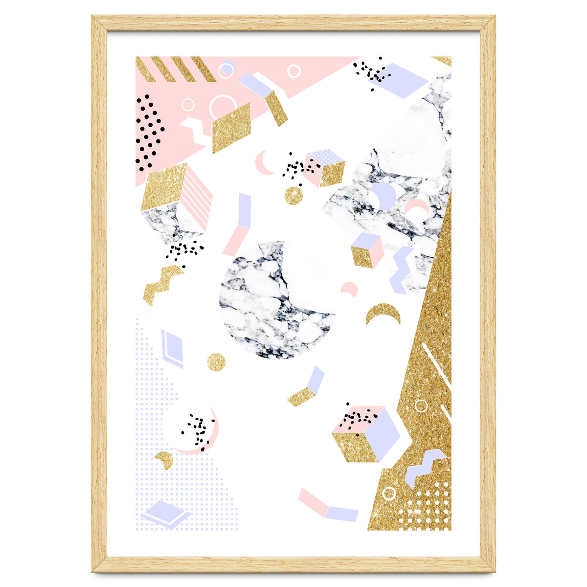 Marble Moon Abstraction