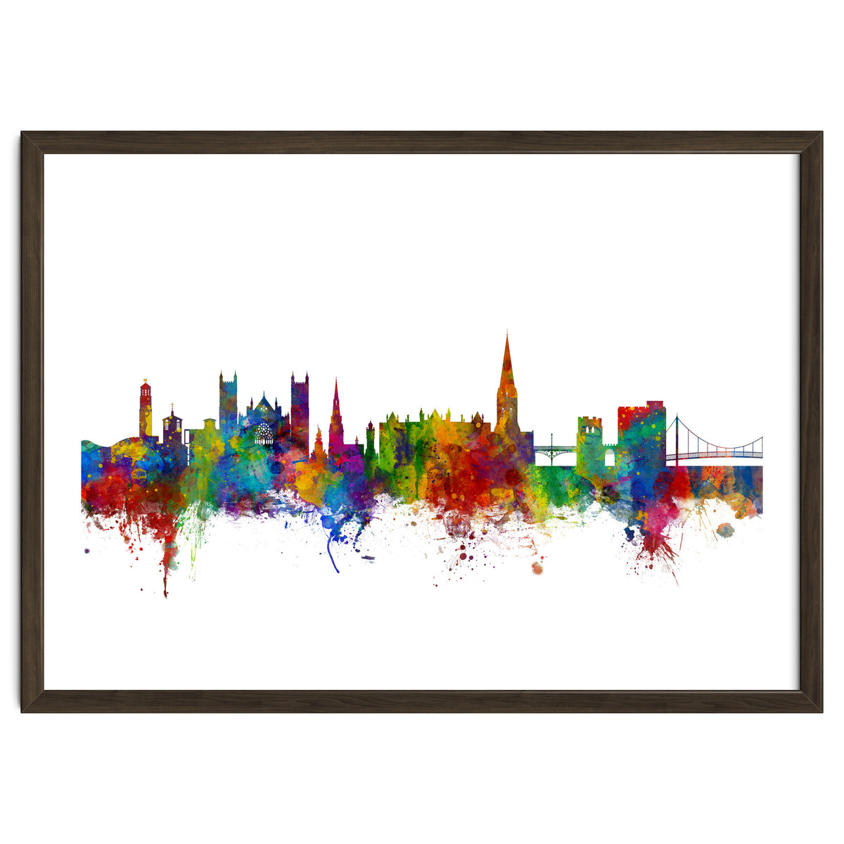 Exeter England Skyline