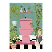 Botanical Loo in Jungle Bathroom (Print Only)