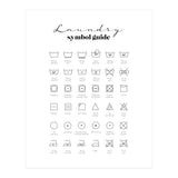 Laundry Symbol Guide Print (Print Only) thumbnail