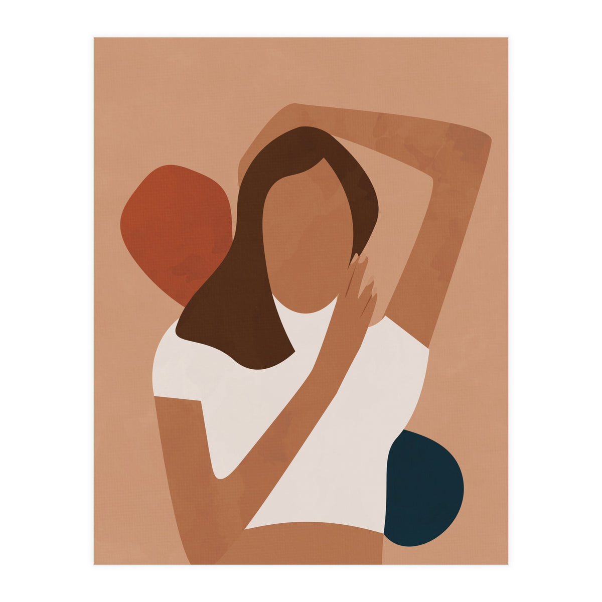 Boho Woman EarthyTones (Print Only)