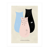 cat knows everything (Print Only) thumbnail