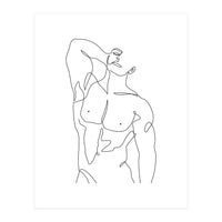 Naked male b (Print Only)