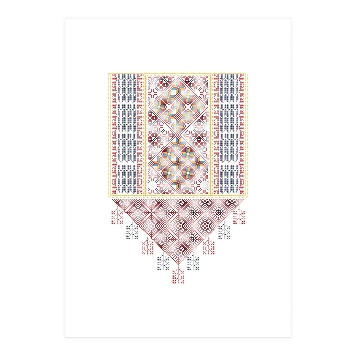 Tatreez Ornament 26 (Print Only)