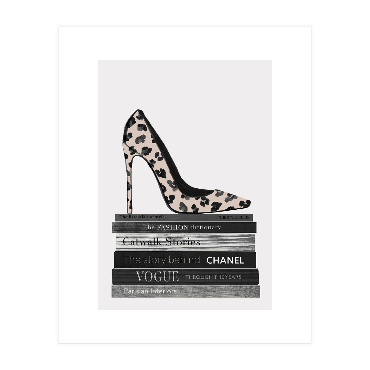 Shoe And Books (Print Only)