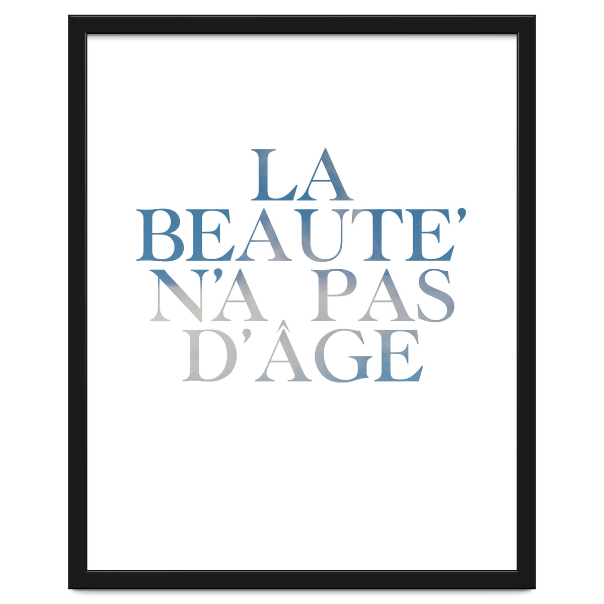 la beaute...