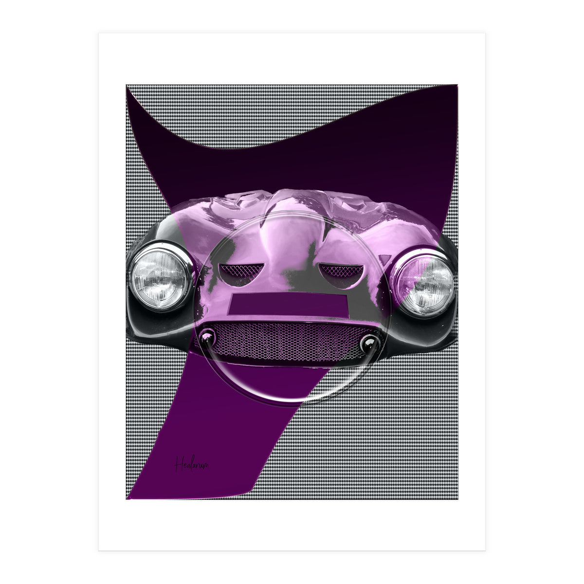 Emoji & Cars purple (Print Only)