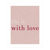 Do It With Love, Pink (Print Only) thumbnail