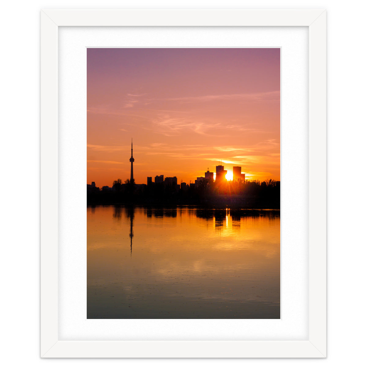Leslie Street Spit Toronto Canada Sunset