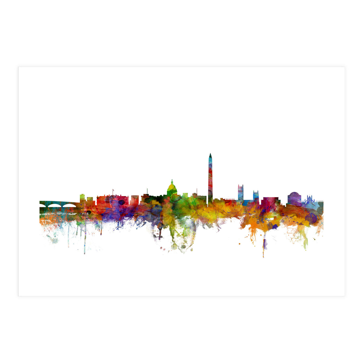 Washington DC Skyline (Print Only)