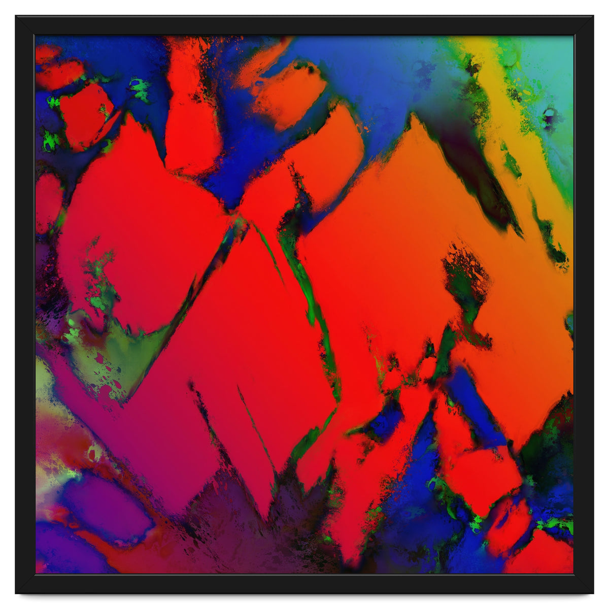 Colliding Panels Red