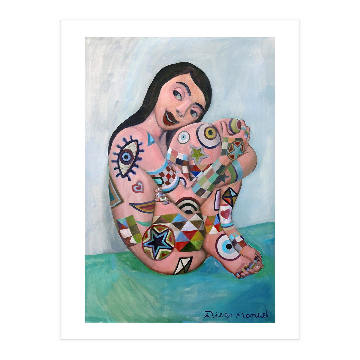 Chica Tatuada 2 B (Print Only)