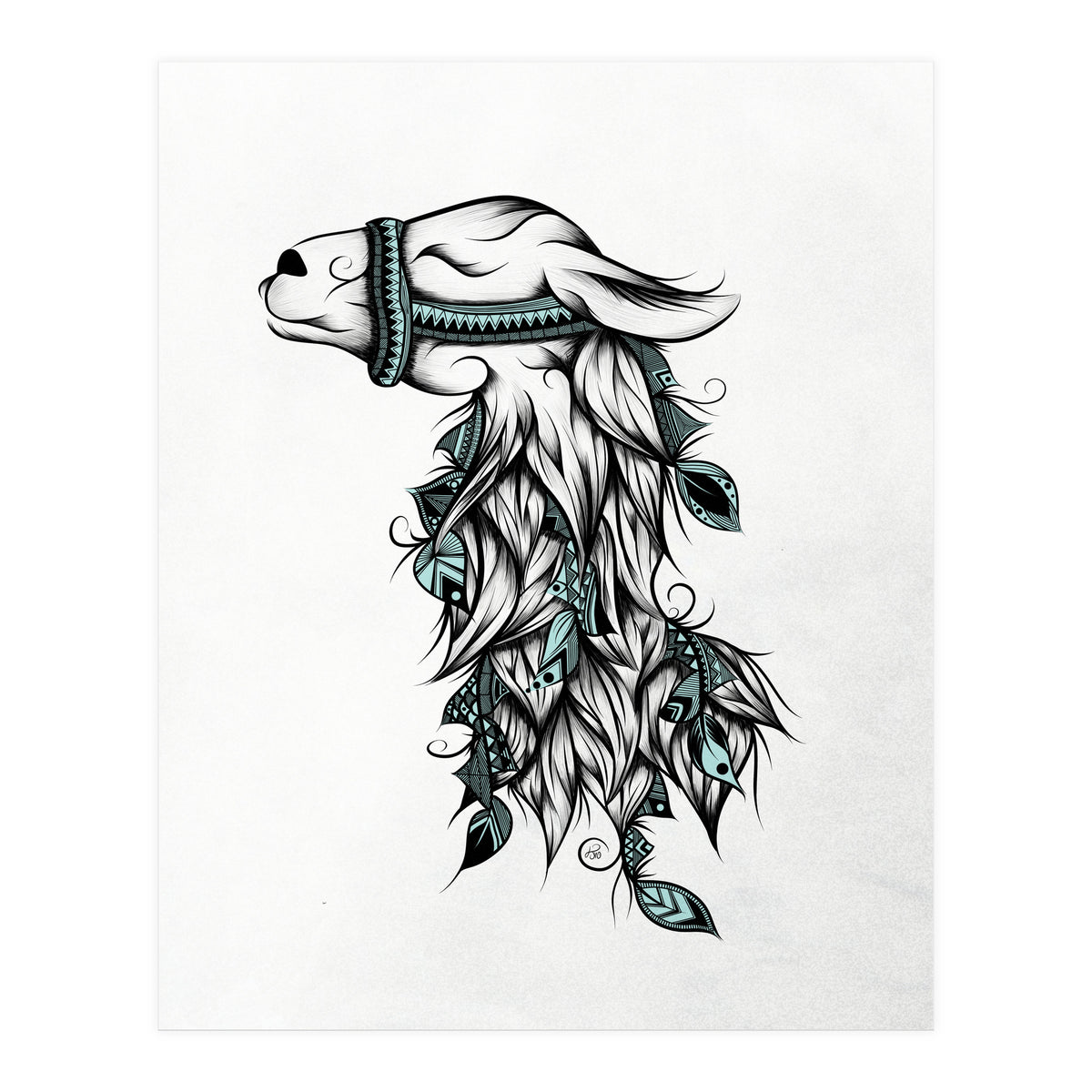 Poetic Llama (Print Only)