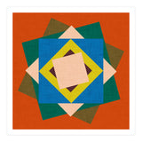 Kilim Floral Orange (Print Only) thumbnail