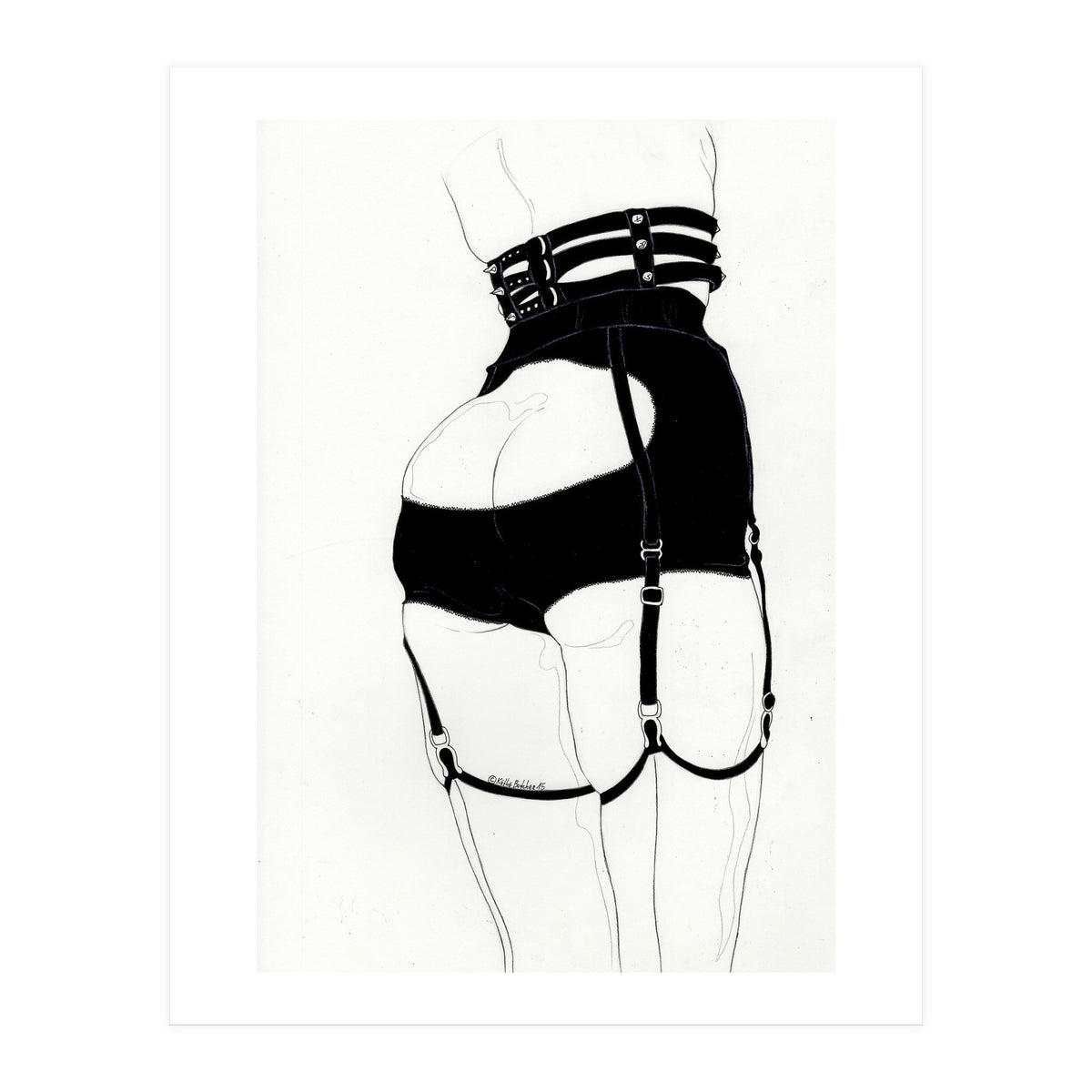 Leg Sketch Eight (creepyyeha) (Print Only)