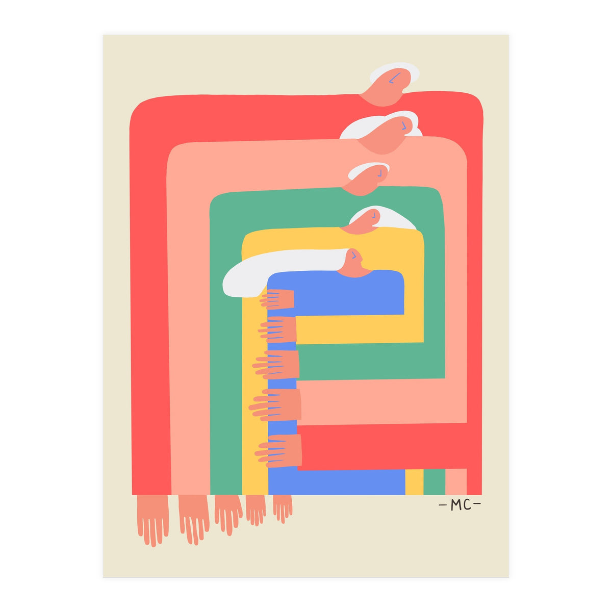 Rainbow Hug (Print Only)