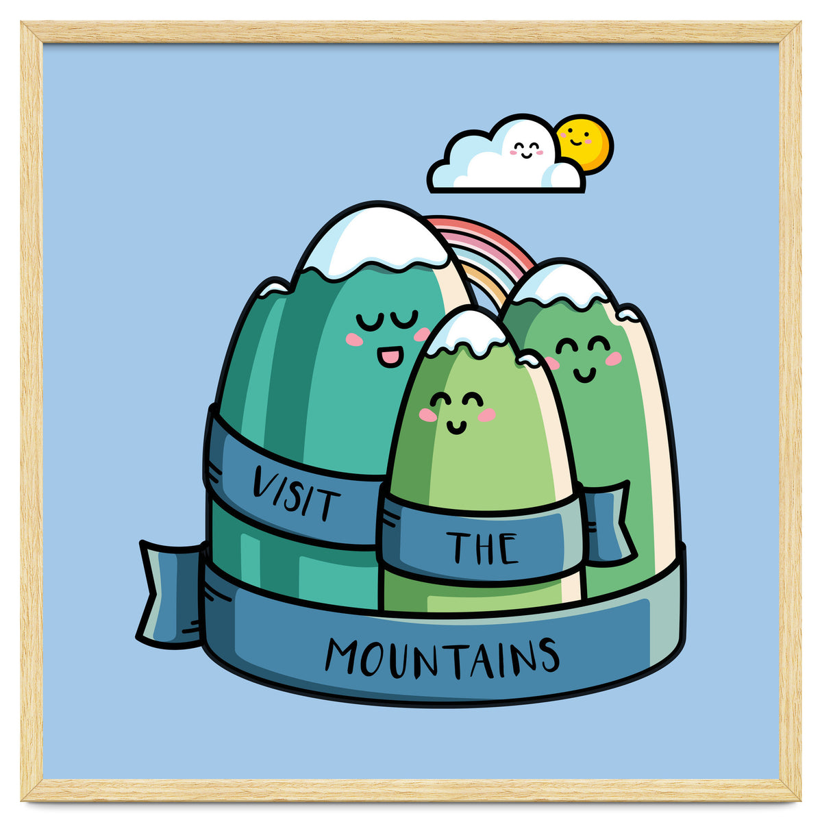 Kawaii Cute Visit the mountains