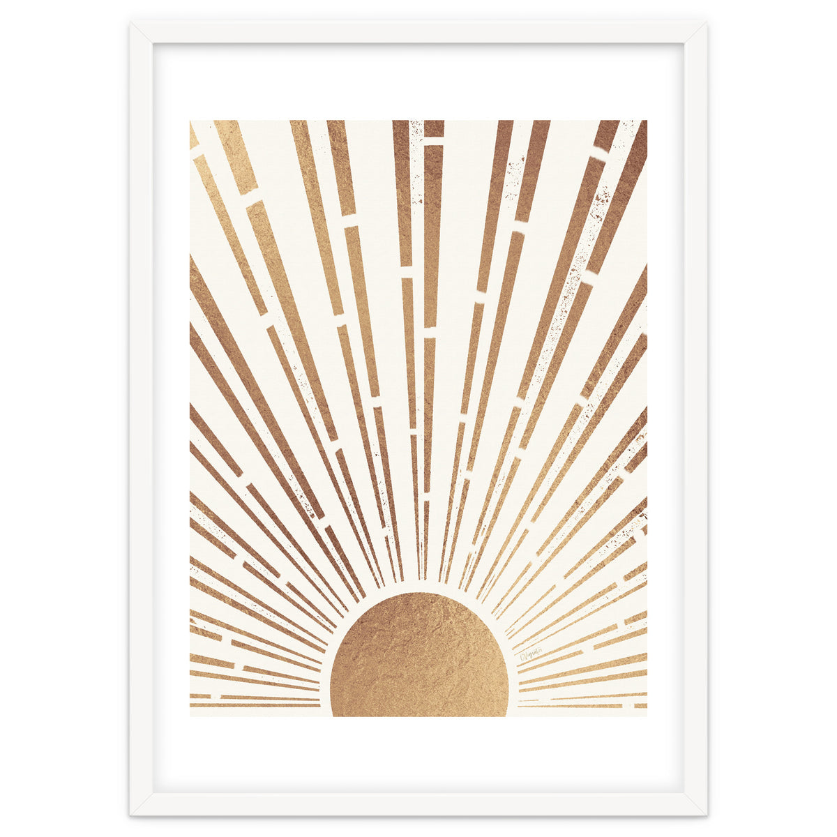 Sun Shines Inside You Gold