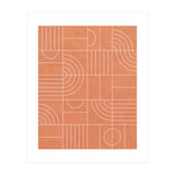 My Favorite Geometric Patterns No.23 - Coral (Print Only) thumbnail
