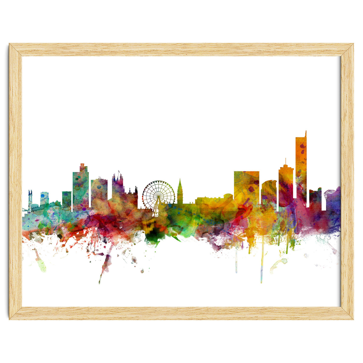 Manchester England Skyline