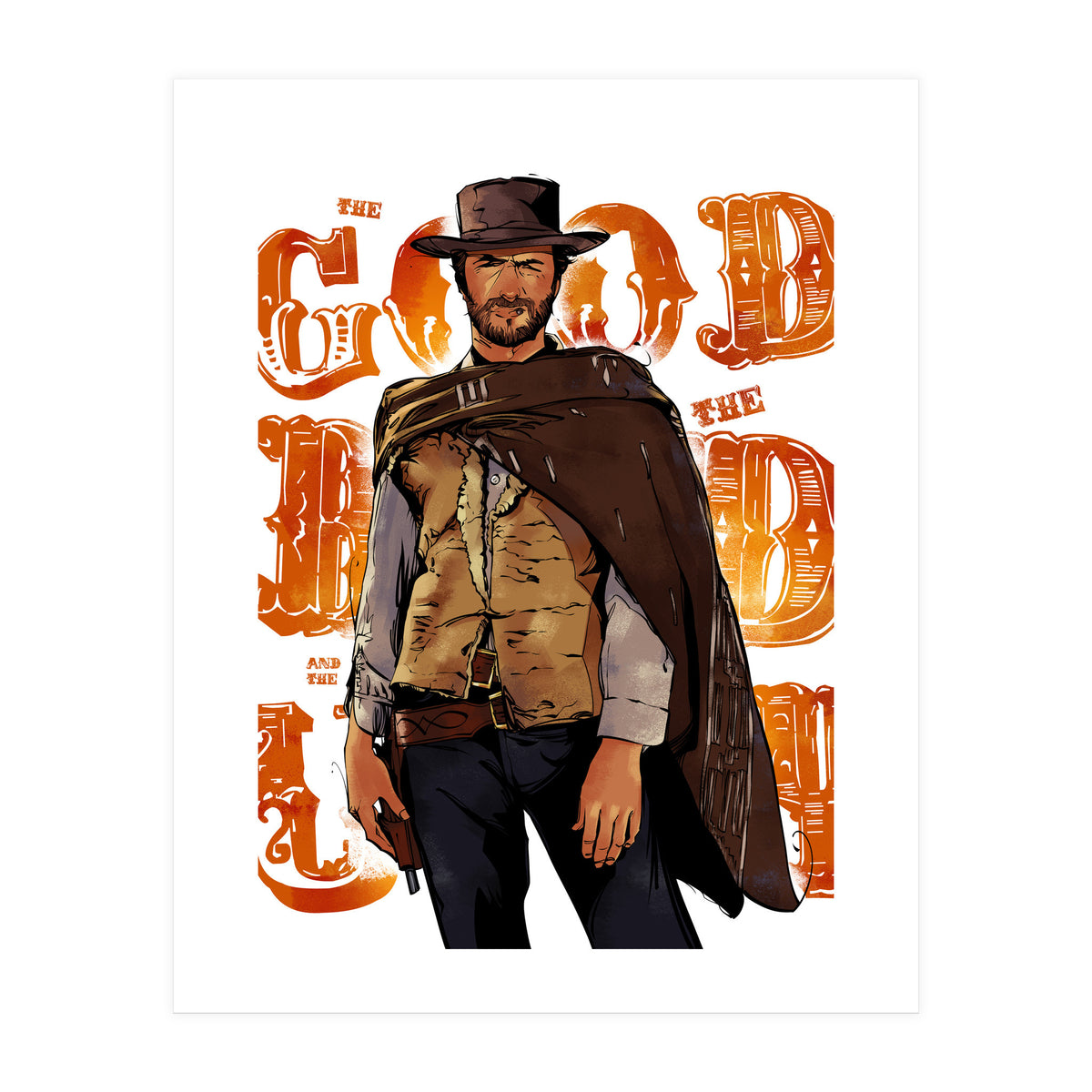 Clint Eastwood (Print Only)