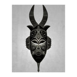 Horned Tribal Mask  (Print Only) thumbnail