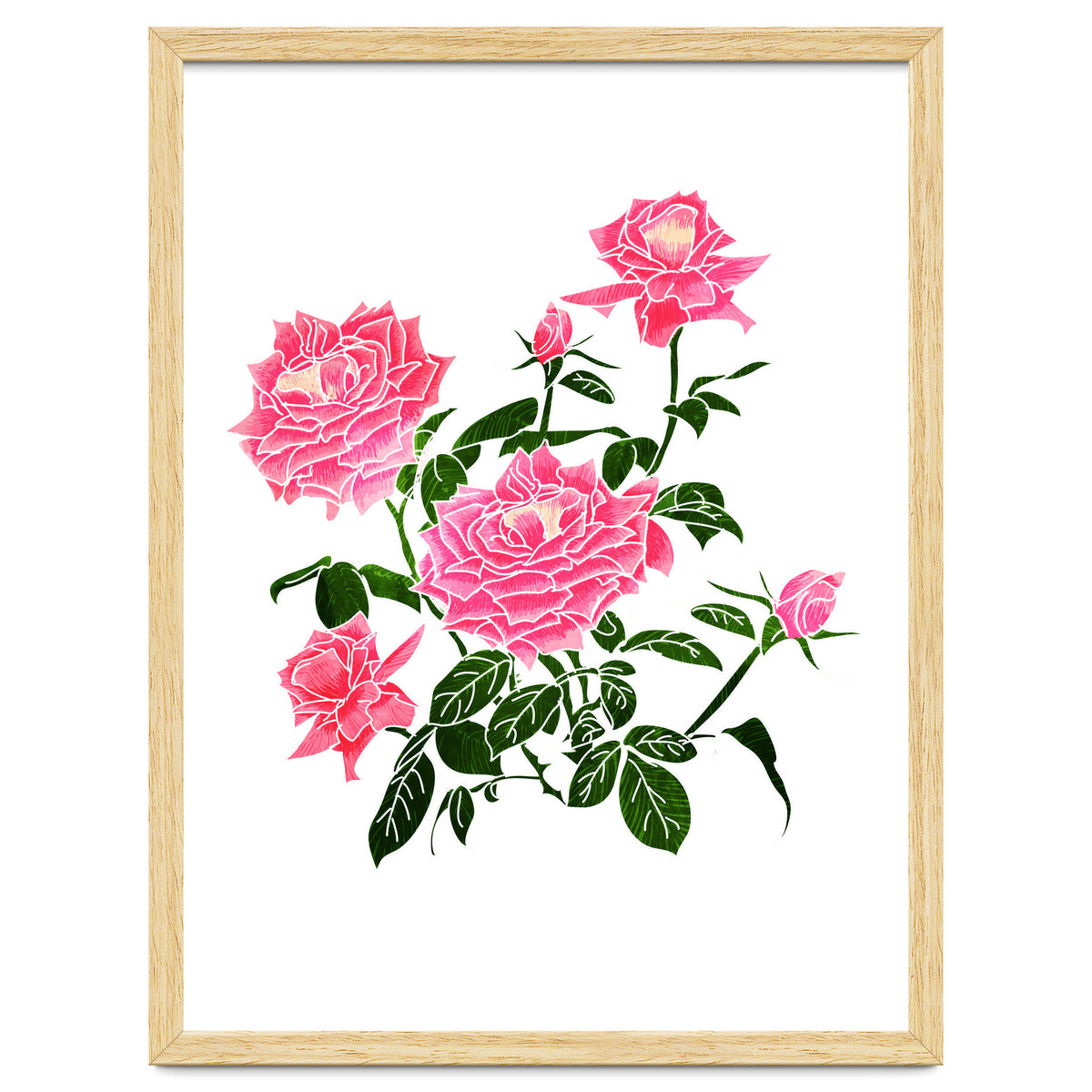 Rose V2 Art Print