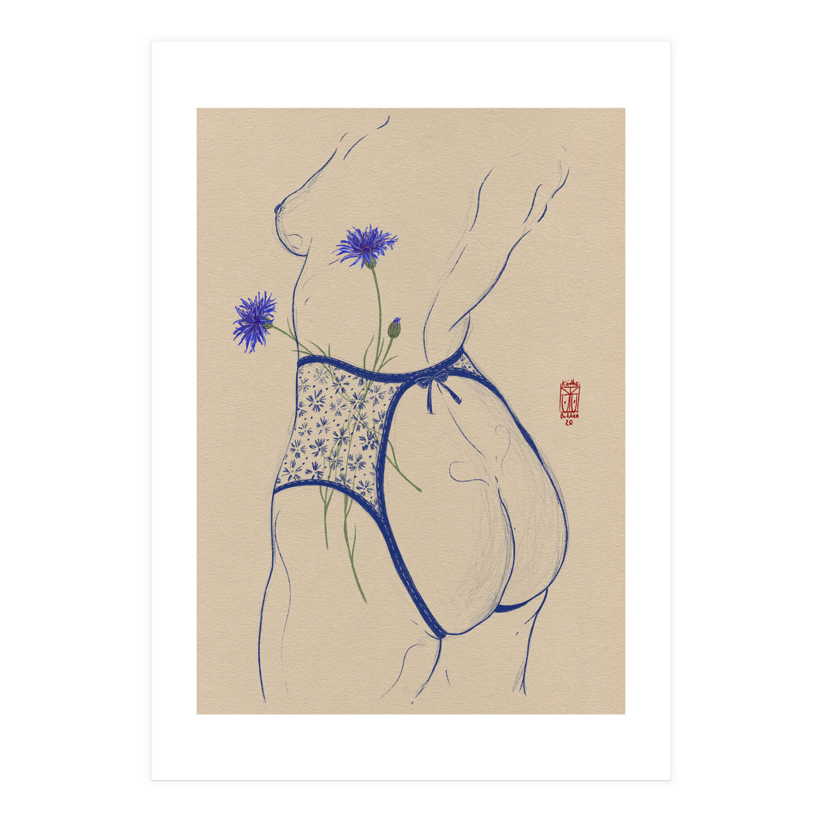 Corny Flowers  (Print Only)