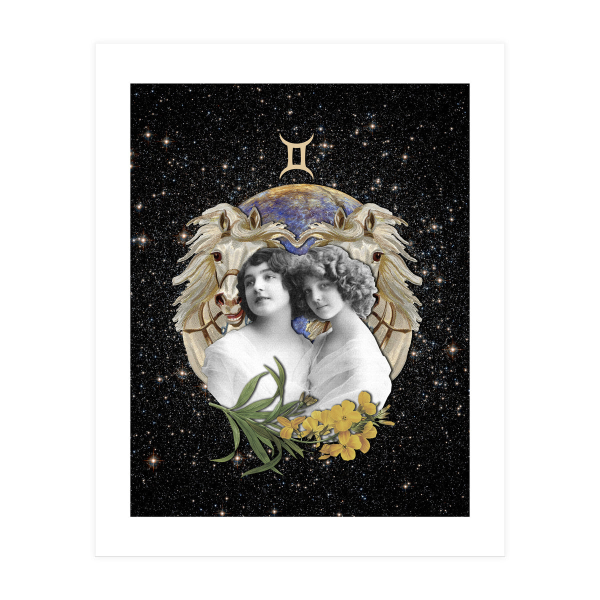 Gemini Zodiac Sign (Print Only)