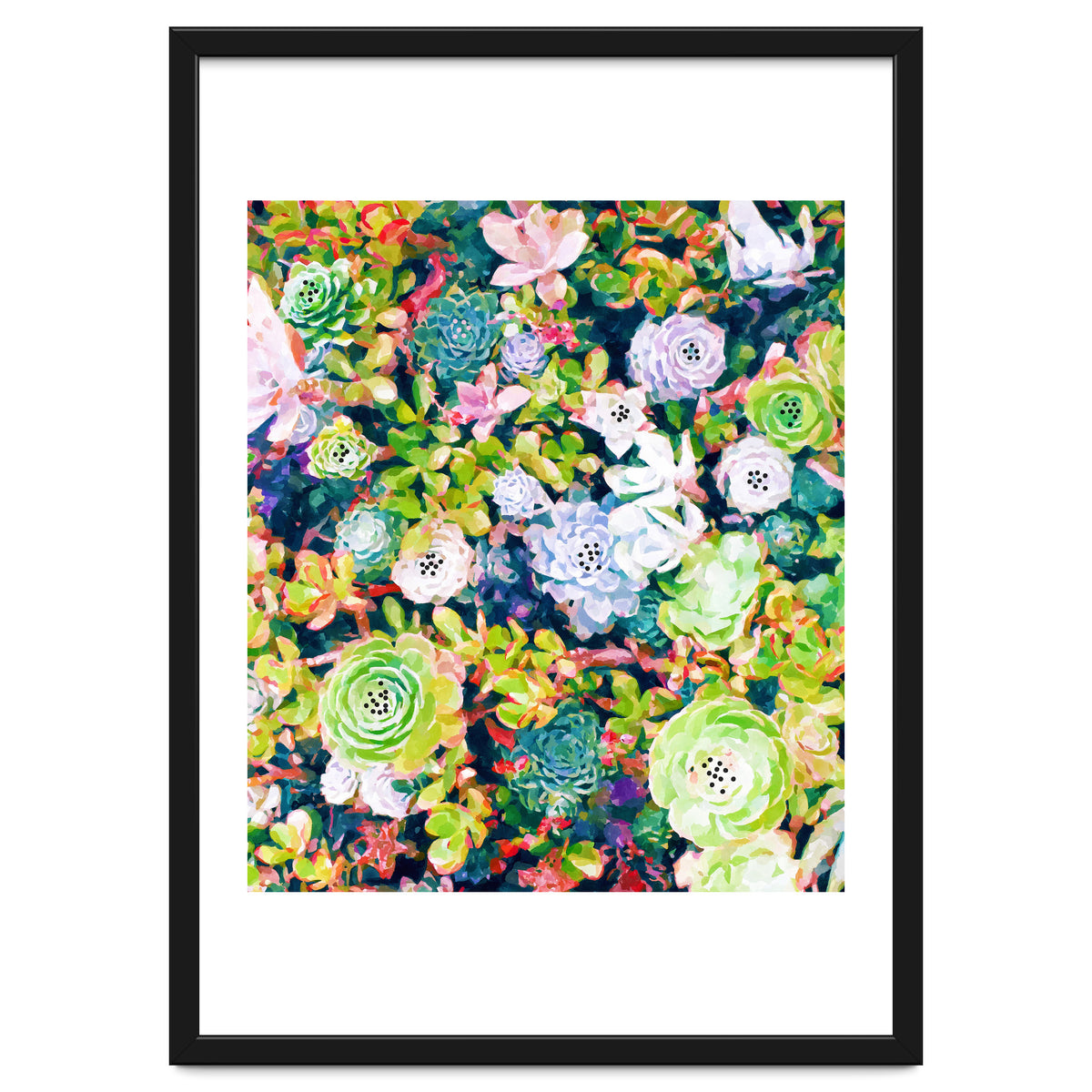 Watercolor Succulents