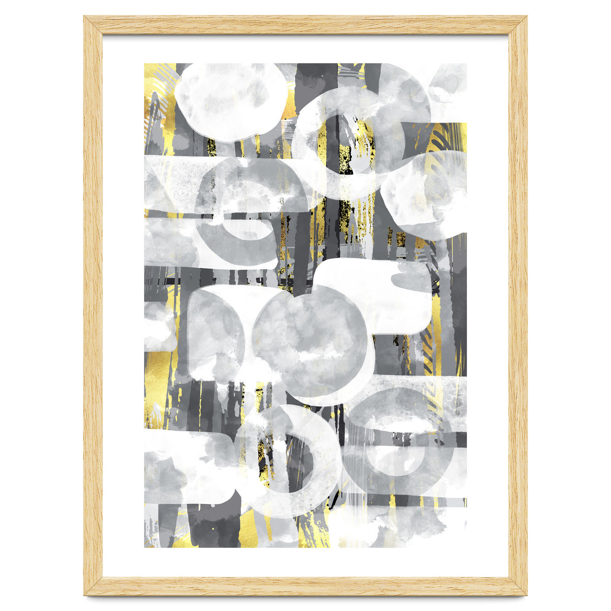 Abstract Painting No. 58 | Play with shapes and colors