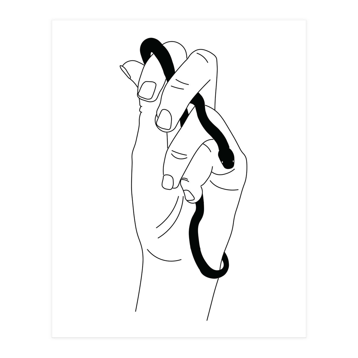 Snake Palm 2 (Print Only)