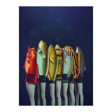 A Gaggle Of Reverse Mermaids (Print Only) thumbnail