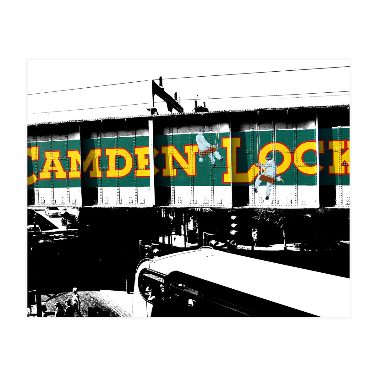 Camden Lock in London  (Print Only)