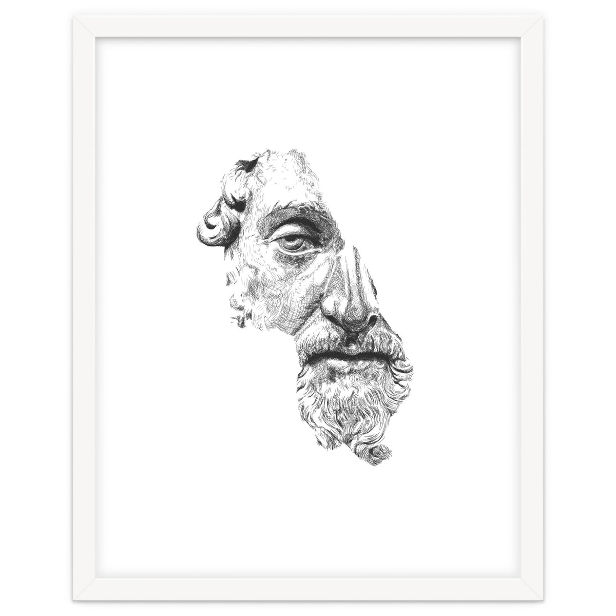 MARCUS AURELIUS ANTONINUS AUGUSTUS / black and white