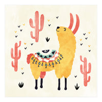 Yellow Llama (Print Only)