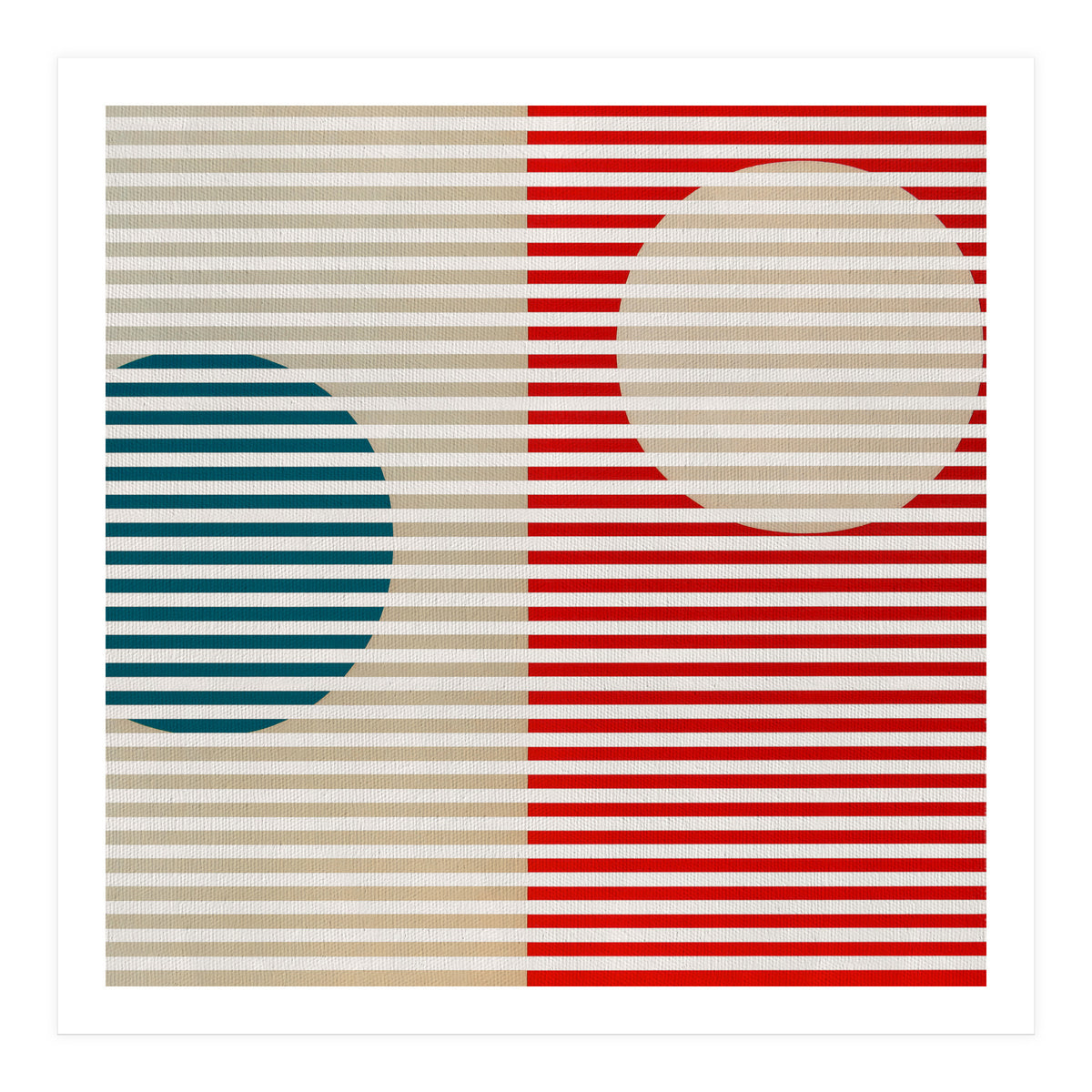 Stripes & Circles 2 (Print Only)