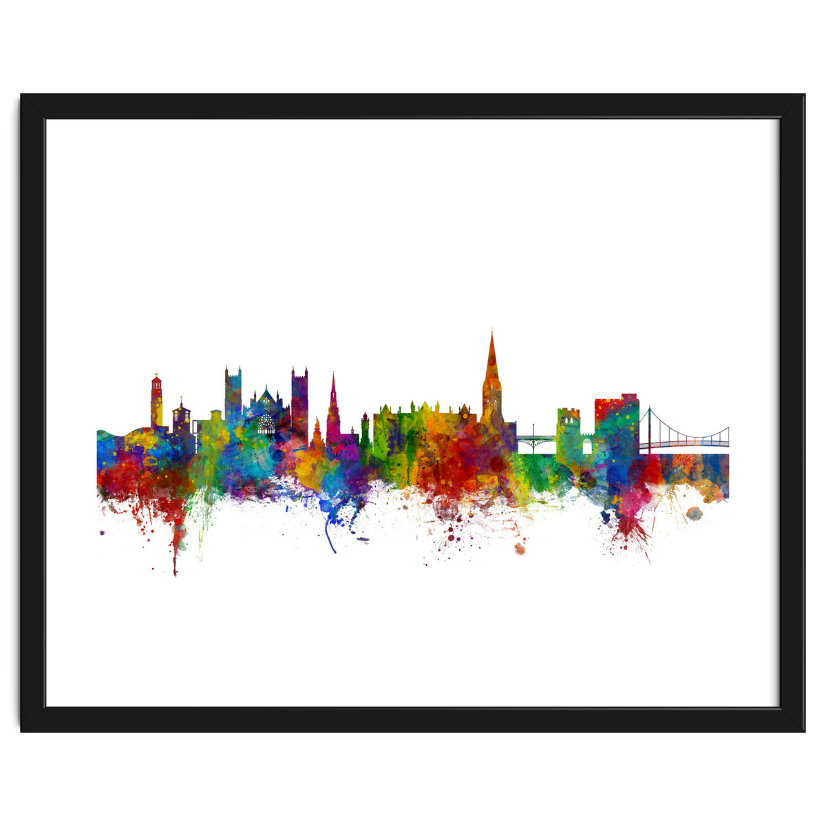 Exeter England Skyline